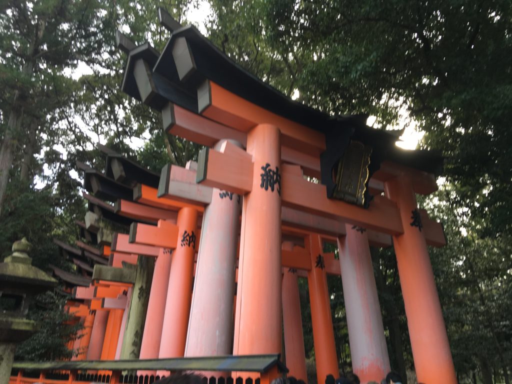 伏見稲荷大社　千本鳥居の入り口