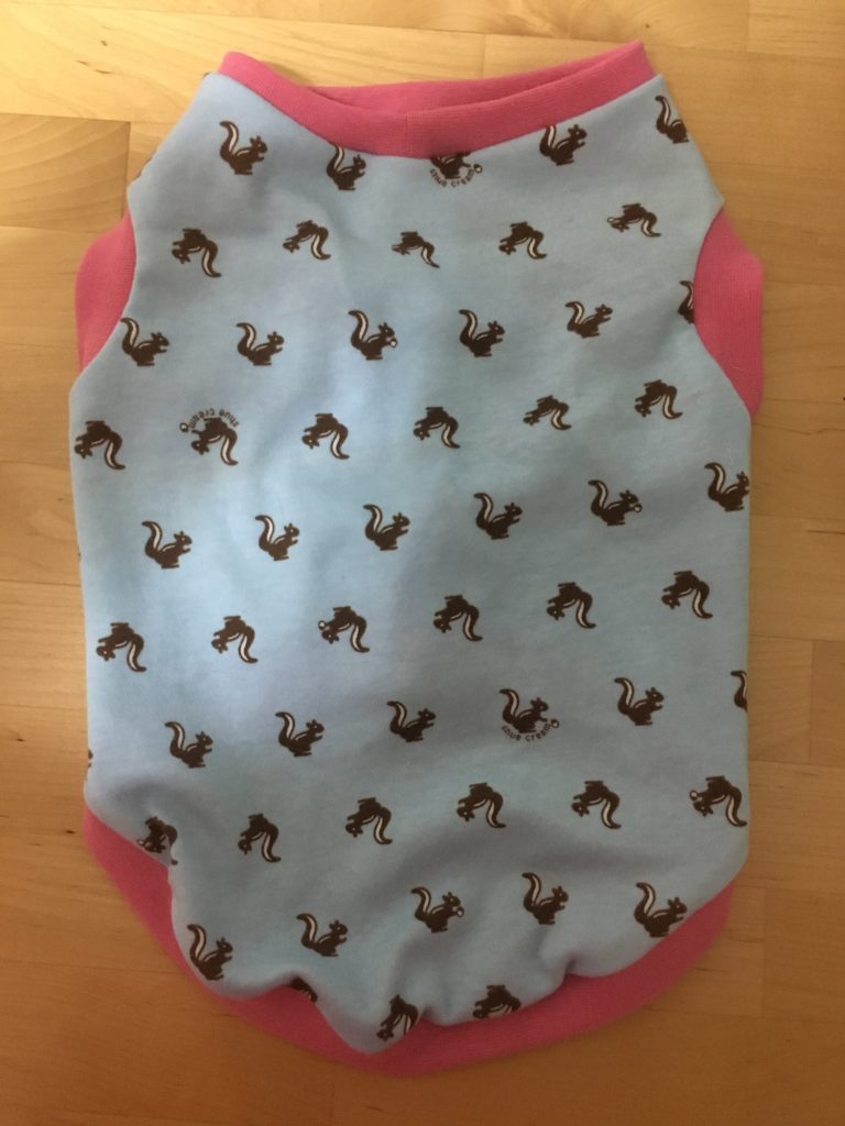 犬用タンクトップ完成