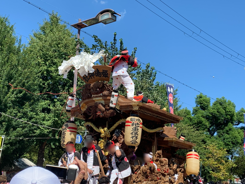 姫嶋神社のだんじり