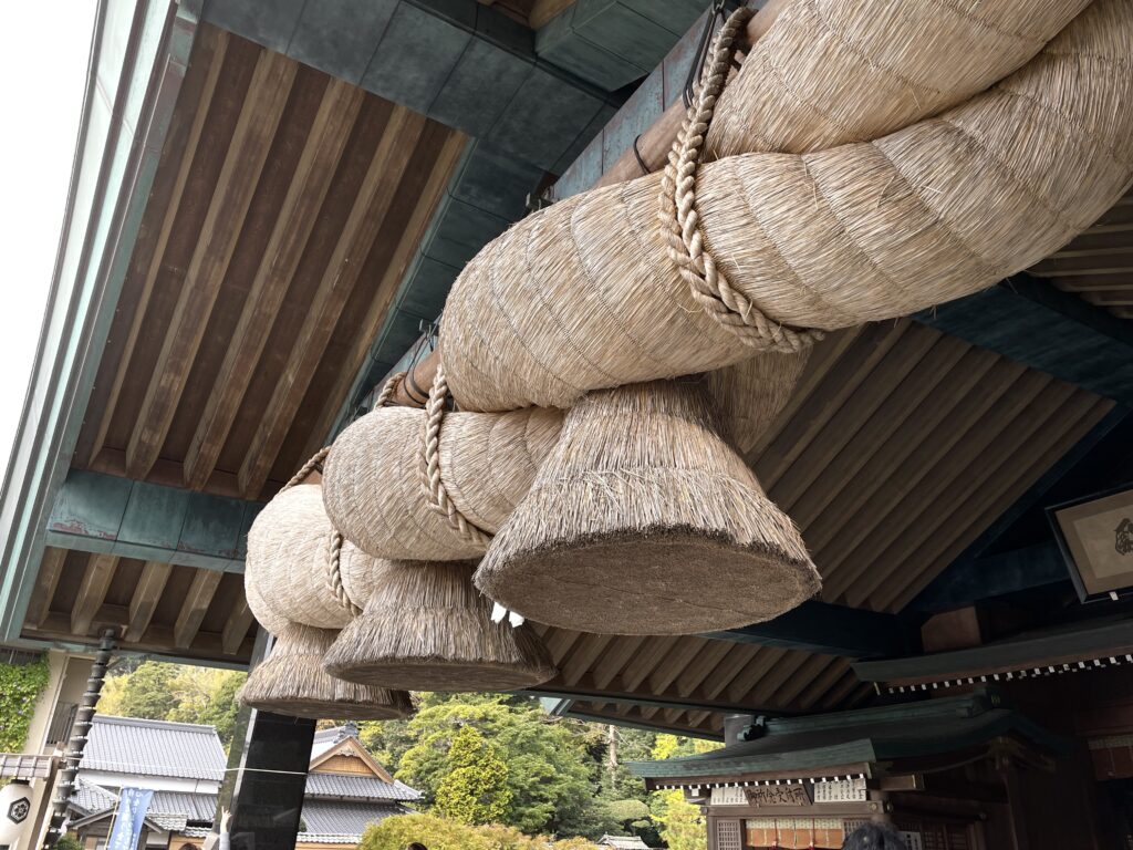 出雲大社 神楽殿 大注連縄