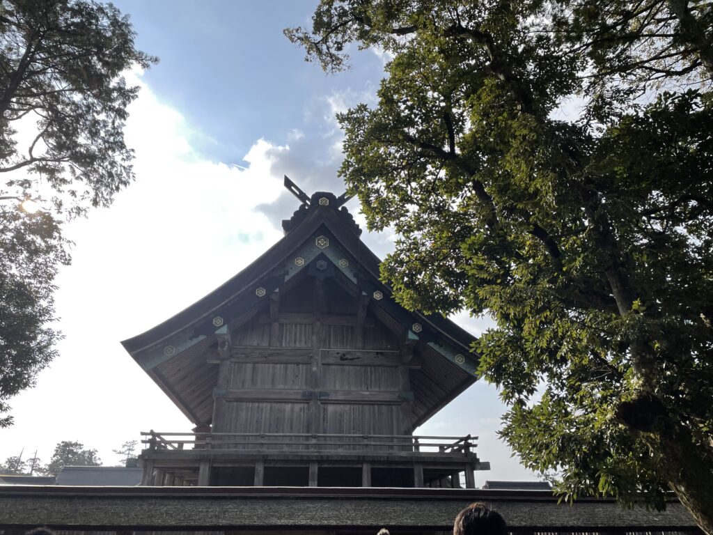出雲大社 本殿(真裏から見たところ)