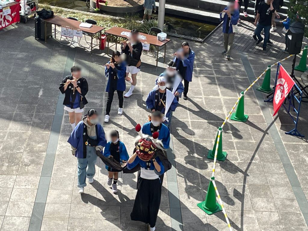 「桜井まつりの会」による神楽(2021年11月3日)
