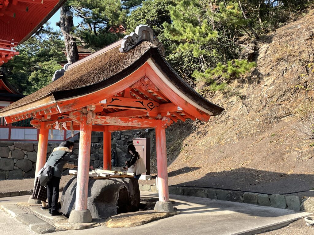 日御碕神社　手水舎