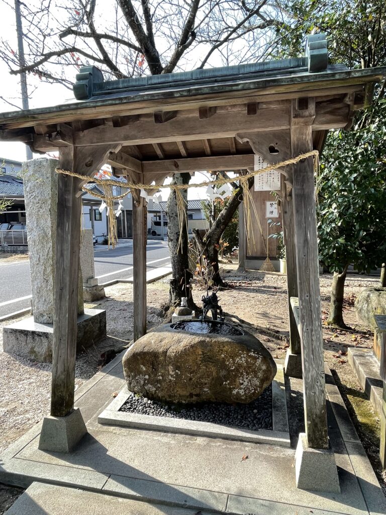 万九千神社　手水舎（2021年11月20日）